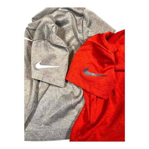 Nike Dri-Fit Baby Bundle LOT of 2 18 Months Red Gray Shirts - Picture 5 of 5